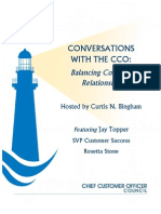 Conversations With The CCO: Balancing Cost and Relationship