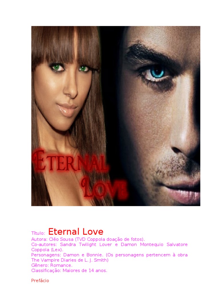 Diario de Um Vampiro Damon e Bonnie Eternal Love, PDF, Beijo