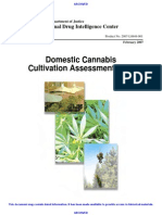Domestic Cannabis Cultivation Assessment 2007
