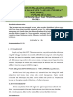 Laporan Pertanggungjawaban Bidang KPP HMI Komisariat FMIPA UNIMED 2010-2011