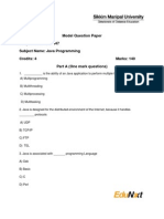 BC0047- Java Programming-Model Question Paper (1)