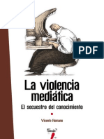 La violencia mediática- El secuestro del conocimiento- Vicente Romano