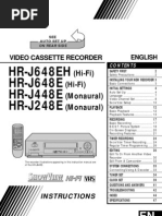 Manual JVC Hr-J448e