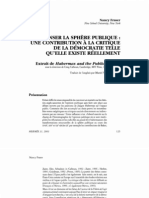 NFraser RepenserLaSpherePublique-ContributionCritiqueDemocratie 2001