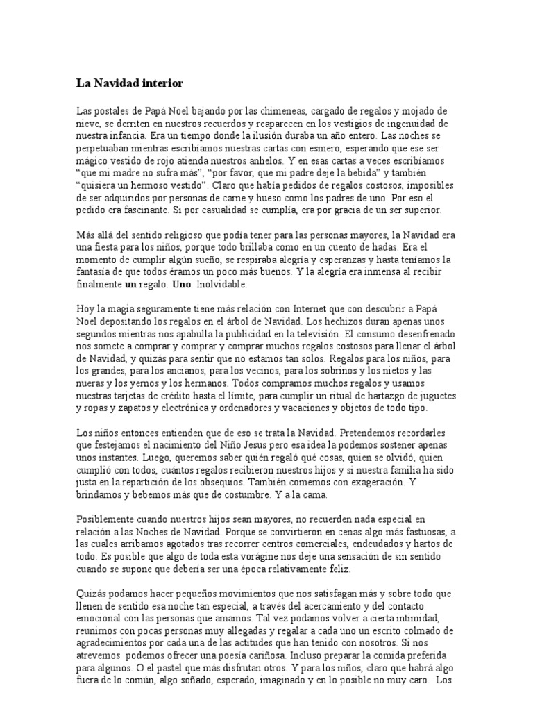 Redefiniendo la Navidad: Magia y Sentido | PDF | Navidad | Papá Noel