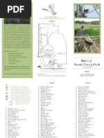 North Creek Park Bird List and Brochure