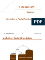 Introduction to Parallel Architectures