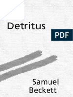 Samuel Beckett Detritus