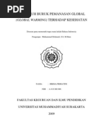 Download Kti Pengaruh Global Warming Terhadap Kesehatan by almoon2 SN165247676 doc pdf
