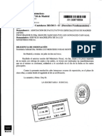 Escrito Del Fiscal Sobre La Privatización de La Privatización de La Sanidad de La Comunidad de Madrid