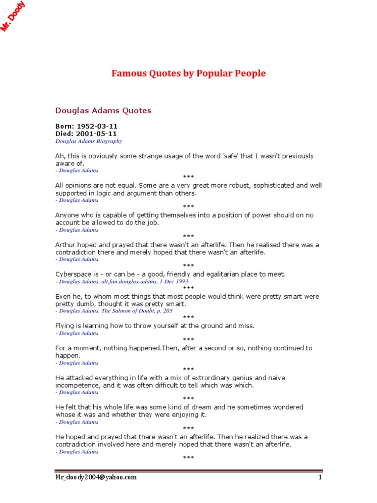 Famous Quotes by Popular People | PDF | Jane Austen | Emma (Novel), image size:768x1024