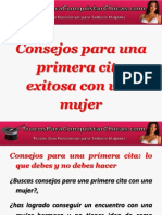 Consejos para Una Primera Cita Exitosa Con Una Mujer