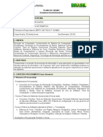 Introdução A Informática - Plano de Ensino - PRONATEC - FIC ESPALHOL - 2013