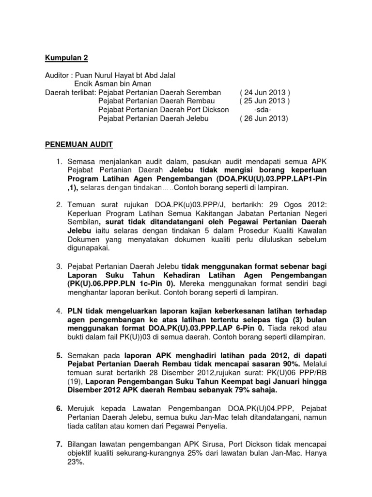 Penemuan Audit 2013 Pdf