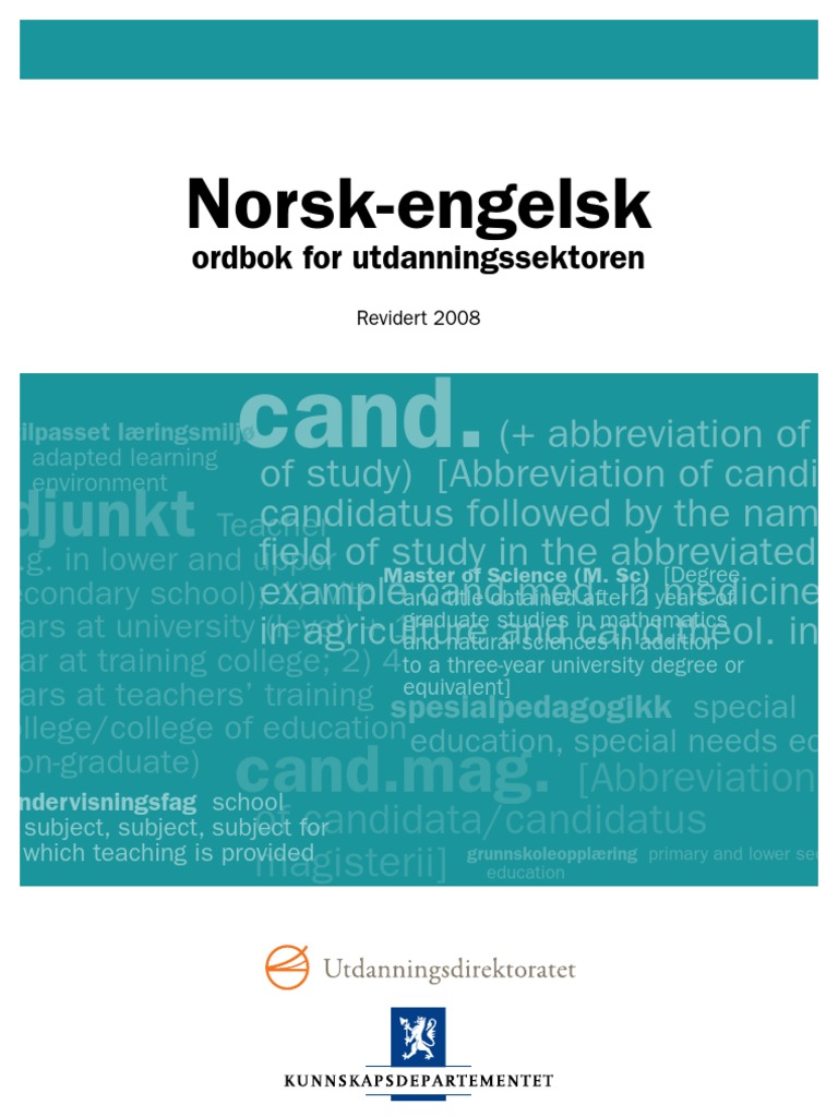 Norsk - Ord Book | PDF