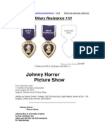 Military Resistance 11I1 Johnny Horror Picture Show 