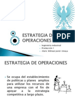 Estrategia de Operaciones - Javier Amaya - Produccion I