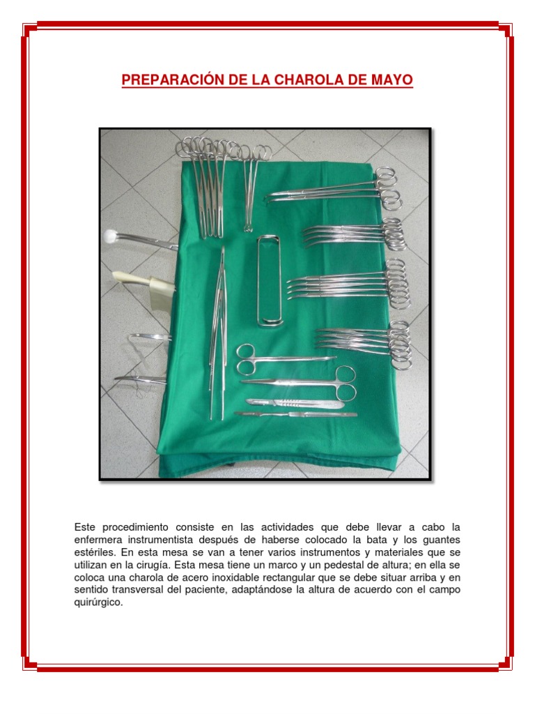 Charol Mayo y Enfermera en Kirofano | PDF | Cirugía | Enfermería
