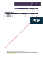 ISO9001 Prosedur Penerimaan Karyawan Baru