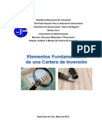 Analisis de Cartera de Inversion,