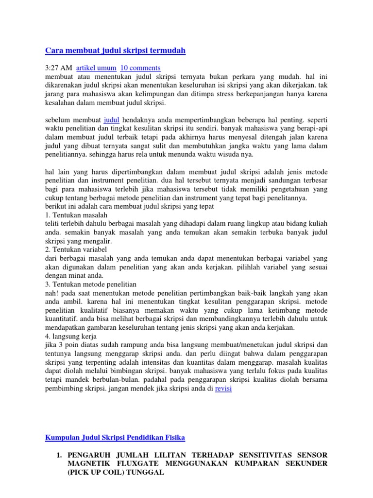 Cara membuat literature review skripsi image