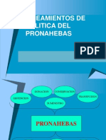 Lineamientos de política del PRONAHEBAS para garantizar la disponibilidad de sangre segura en el Perú