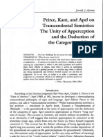 Abrams, "Peirce, Kant, Apel & Transcendental Semiotics" (52pgs)