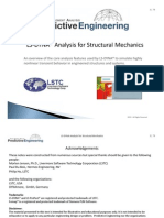 LS-DYNA Analysis for Structural Mechanics-Partial Note Set