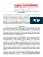 Hortizontal Aggregation in SQL For Data Mining Analysis To Prepare Data Sets