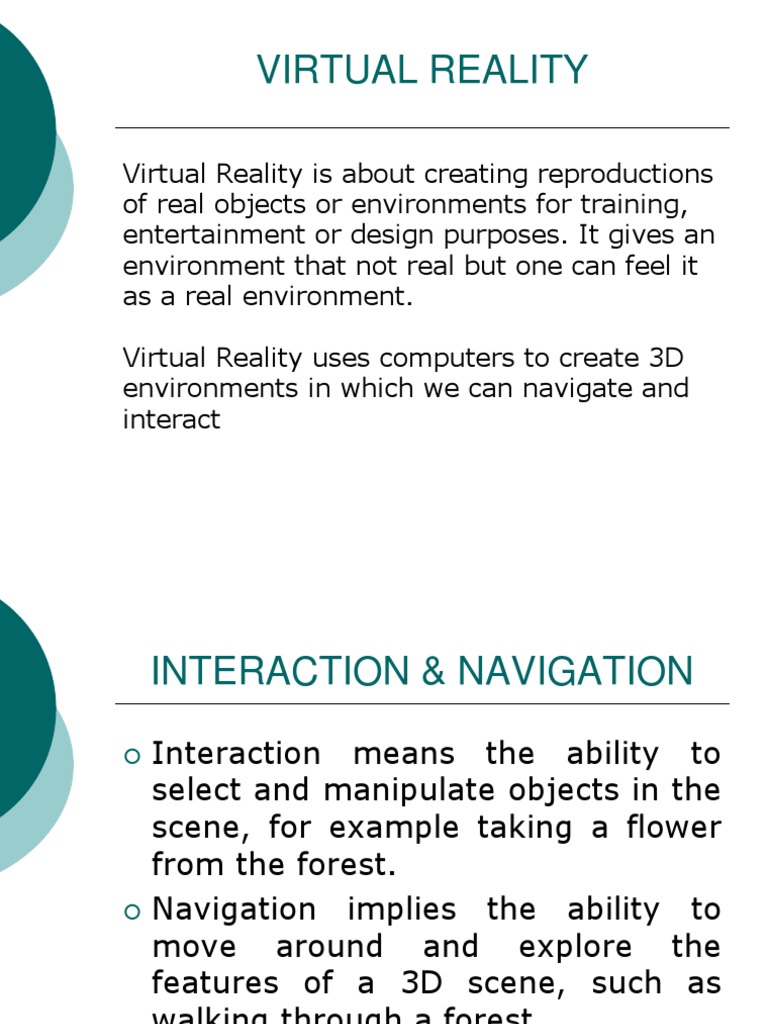 virtual reality essay