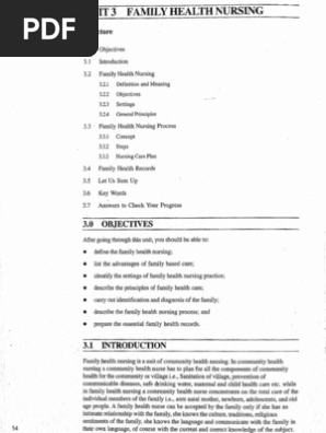 Family Health Nursing