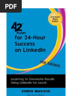 42 Rules For 24-Hour Success On LinkedIn (2nd Edition)