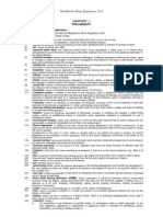 Draft of Metalliferous Mines Regulations, 2012