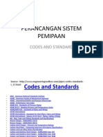 PERANCANGAN SISTEM PEMIPAAN CODES AND STANDARDS