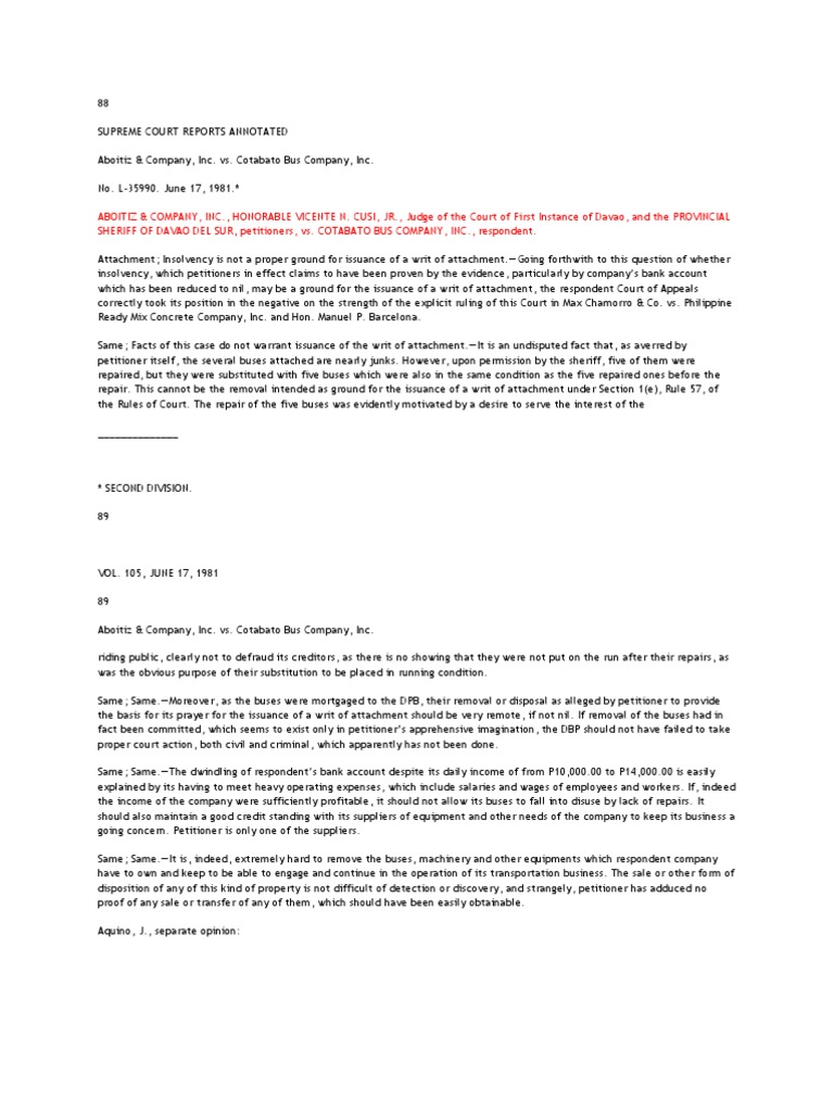 Assigned 4 Cases For My Digest-Injunction | PDF | Intervention (Law ...