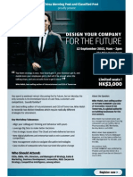 Design Your Company for the Future Workshop by Mike Walsh in Hong Kong 