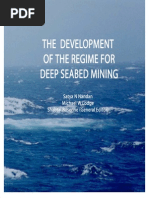 Seabed Mining a Gamble with nature