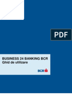 Manual de Utilizare Business 24 Banking BCR