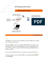 Test ARP Poisioning Attack by Mikrotik