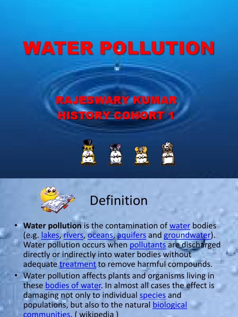 pollution presentation in english pdf