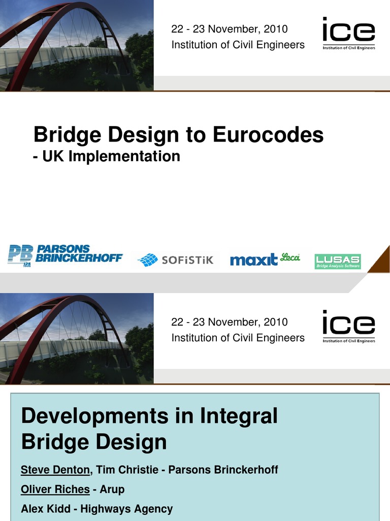 Bridge Design to Eurocodes Integral Bridge Geotechnical Engineering