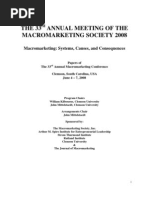 Download 2008 Macro Marketing Proceedings by grimm1111 SN16540515 doc pdf