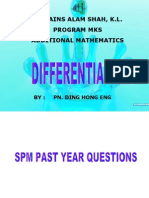 SM Sains Alam Shah, K.L. Program Mks Additional Mathematics: By: Pn. Ding Hong Eng