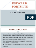 Westward Exports Ltd Case Study - Improving Production Quality and Efficiency