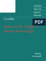 Condillac E.B. Essay on the Origin of Human Knowledge