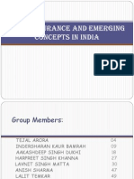 Bancassurance and Emerging Concepts in India