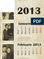 Calendar Birou Retro