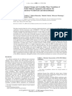 Relationship Between Morphological Change and Crystalline Phase Transitions of Polyethylene-PEO