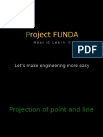 Projection of Point and Lines Engineering