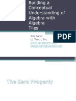 Palmyra Building a Conceptual Understanding for Algebra With Algebra Tiles